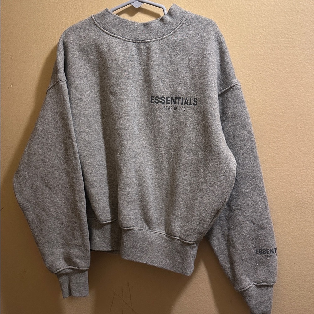 Essentials Heather Gray Pullover